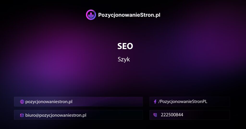 SEO Szyk