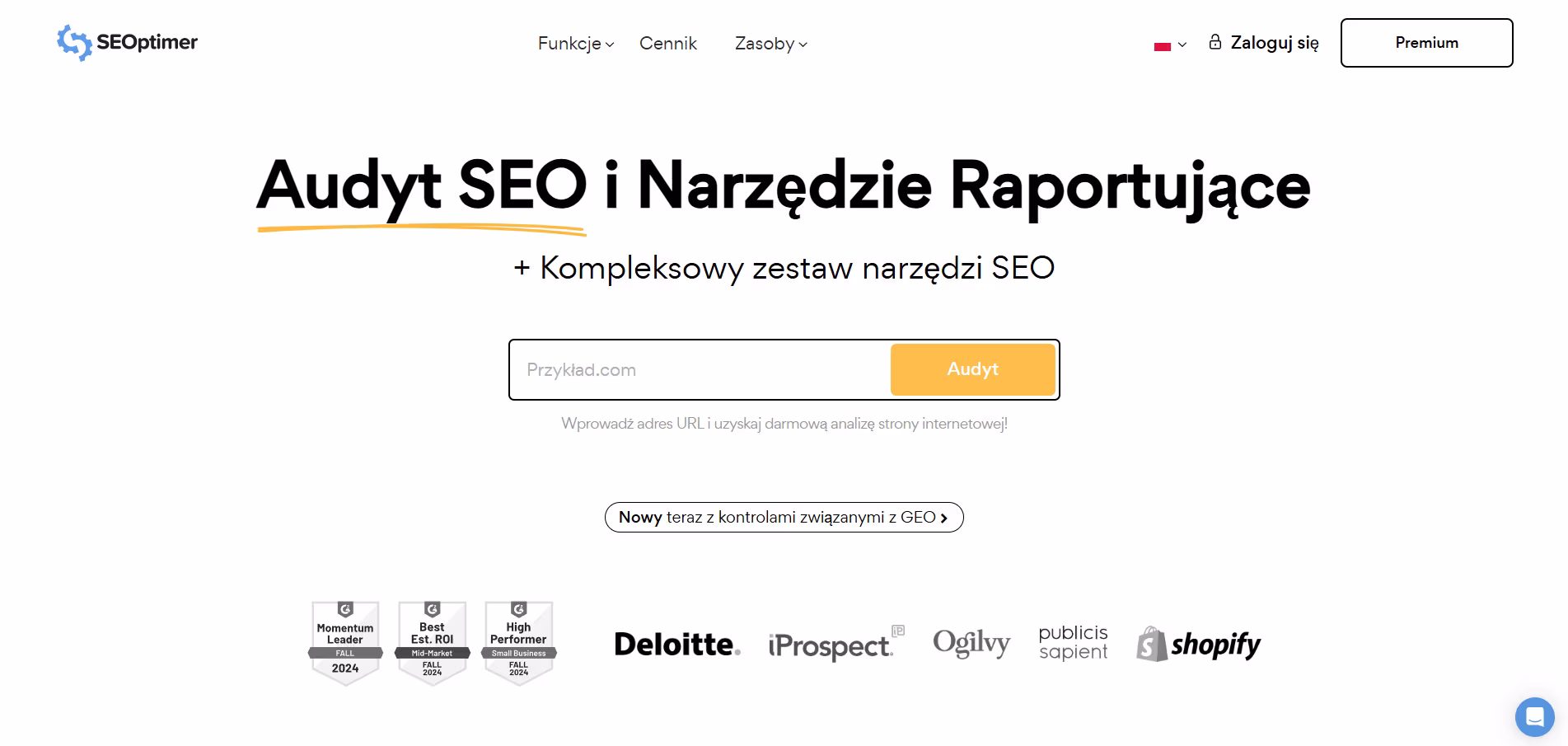 SEOptimer - SEO Zławieś Mała