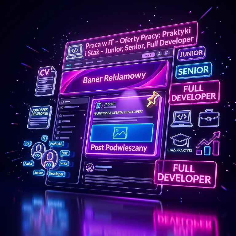 Praca w iT – Oferty Pracy: Praktyki i Staż – Junior, Senior, Full Developer