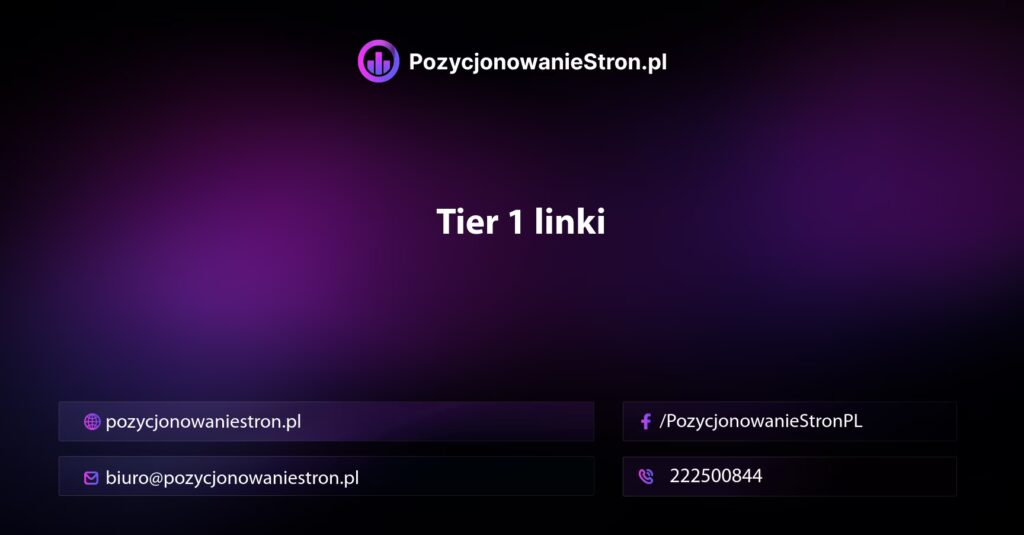 Tier 1 linki