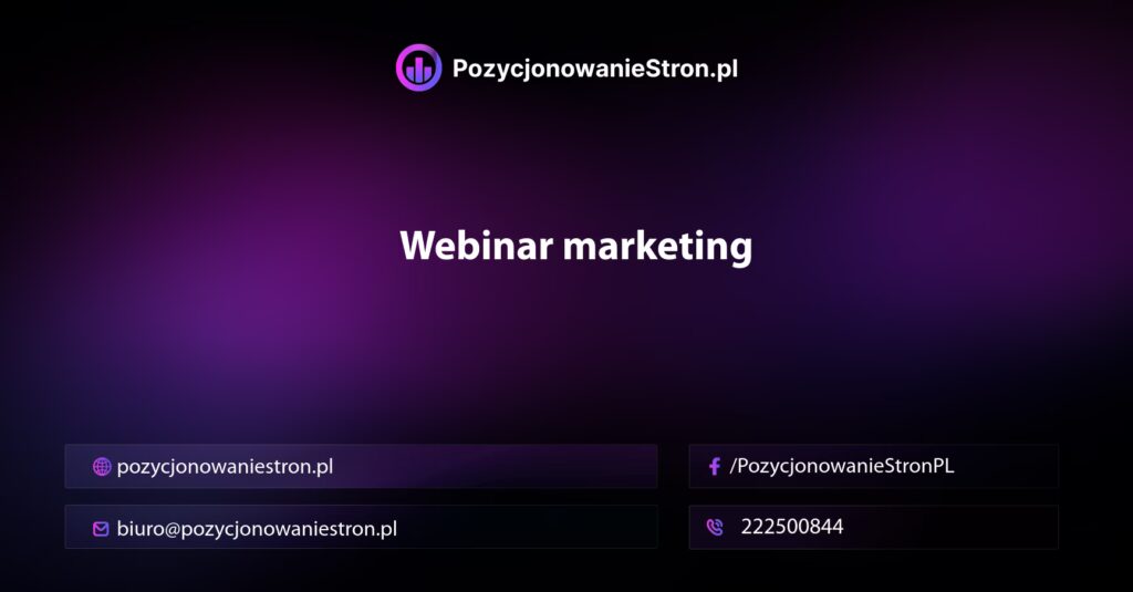 Webinar marketing